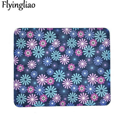 Purple Flower Nordic Style peles paliktnis spēlēm klēpjdatora datora galda paklājiņš Peļu paliktnis Rokas balsti Galda paklājiņš Biroja rakstāmgalda piederumi