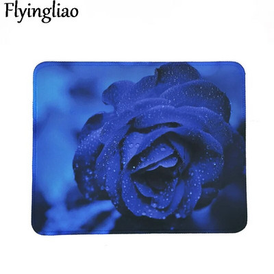 Purple Flower Nordic Style peles paliktnis spēlēm klēpjdatora datora galda paklājiņš Peļu paliktnis Rokas balsti Galda paklājiņš Biroja rakstāmgalda piederumi