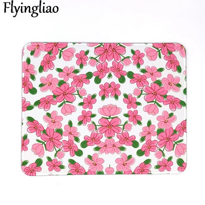 Purple Flower Nordic Style peles paliktnis spēlēm klēpjdatora datora galda paklājiņš Peļu paliktnis Rokas balsti Galda paklājiņš Biroja rakstāmgalda piederumi