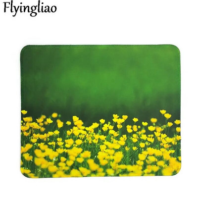 Purple Flower Nordic Style peles paliktnis spēlēm klēpjdatora datora galda paklājiņš Peļu paliktnis Rokas balsti Galda paklājiņš Biroja rakstāmgalda piederumi