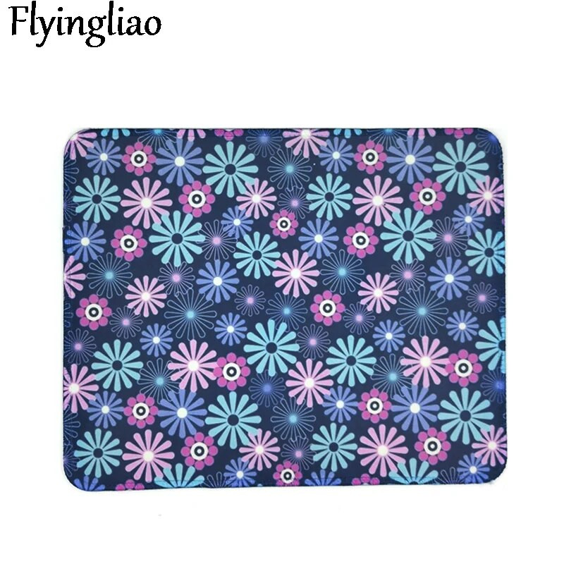 Purple Flower Nordic Style peles paliktnis spēlēm klēpjdatora datora galda paklājiņš Peļu paliktnis Rokas balsti Galda paklājiņš Biroja rakstāmgalda piederumi