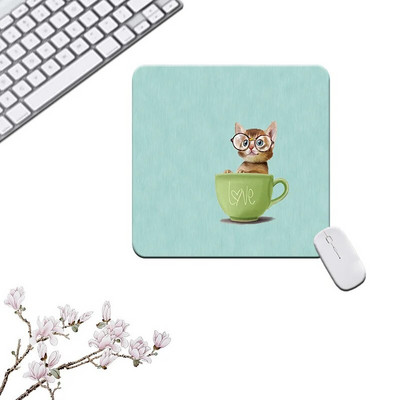 Peles paliktnis Cute Desk Aksesuāri Kawaii Small Mouse Pad Red Heart Mausepad Karikatūra Things to the Computer Gaming Mouse Mat