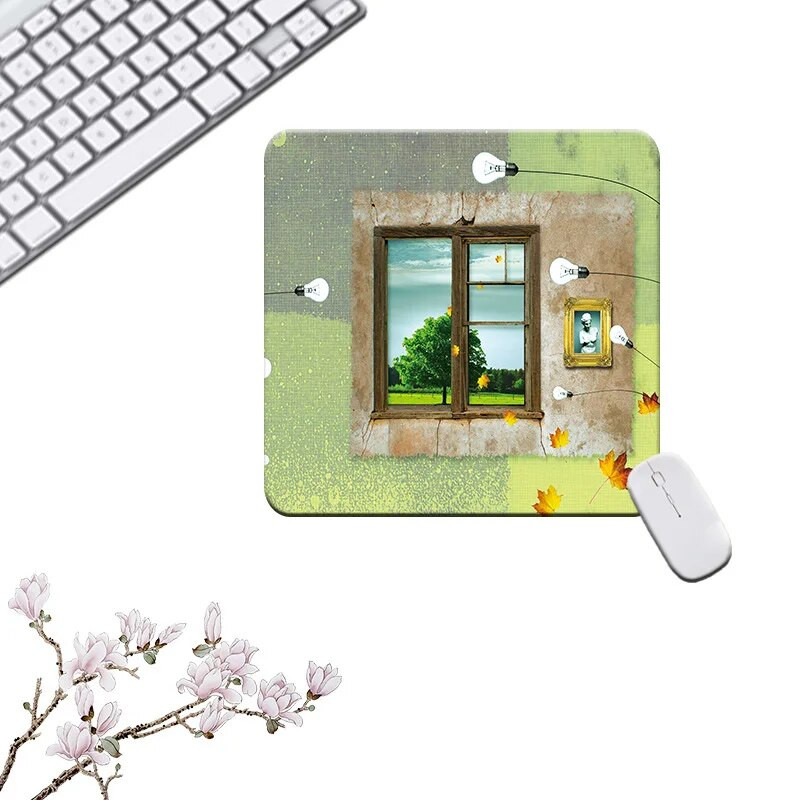 Peles paliktnis Cute Desk Aksesuāri Kawaii Small Mouse Pad Red Heart Mausepad Karikatūra Things to the Computer Gaming Mouse Mat