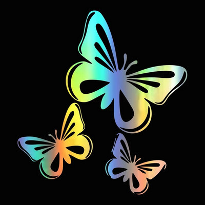 стикери за кола Butterfly vinly Sticker For Auto car аксесоари Стайлинг Butterfly Decals аксесоари за декорация на кола Decal
