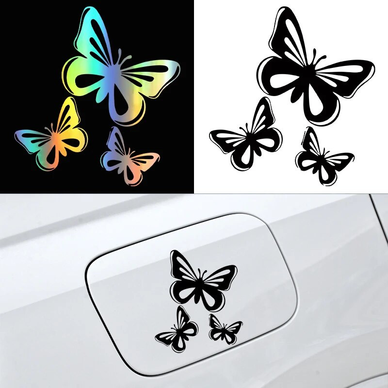 auto uzlīmes Butterfly vinly Uzlīme Auto auto piederumiem Styling Butterfly Decals auto dekorēšanas piederumi Decal