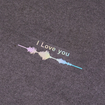 Vienkārša elektrokardiogrammas automašīnas uzlīme Colorfast Vinyl Line ārējās apdares uzlīmes Augstas kvalitātes modes automašīnu logu uzlīme