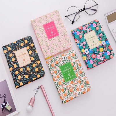 Φρέσκα λουλούδια Planner Notebook Kawaii A5 A6 Diary Notepad Ατζέντα Budget Planner Πρόγραμμα Οργάνωση Κορεάτικο Γραφείο γραφικής ύλης