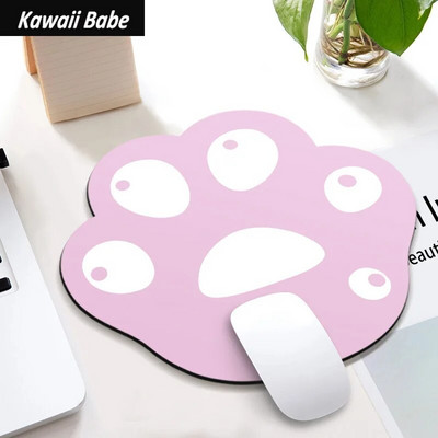 Kawaii rakstāmgalds spēļu paliktnis Cute Mouse Pad Cat Pow rakstāmgalda paklājiņi Biroja aksesuāri Paklājiņš peles un peles spēlētājiem