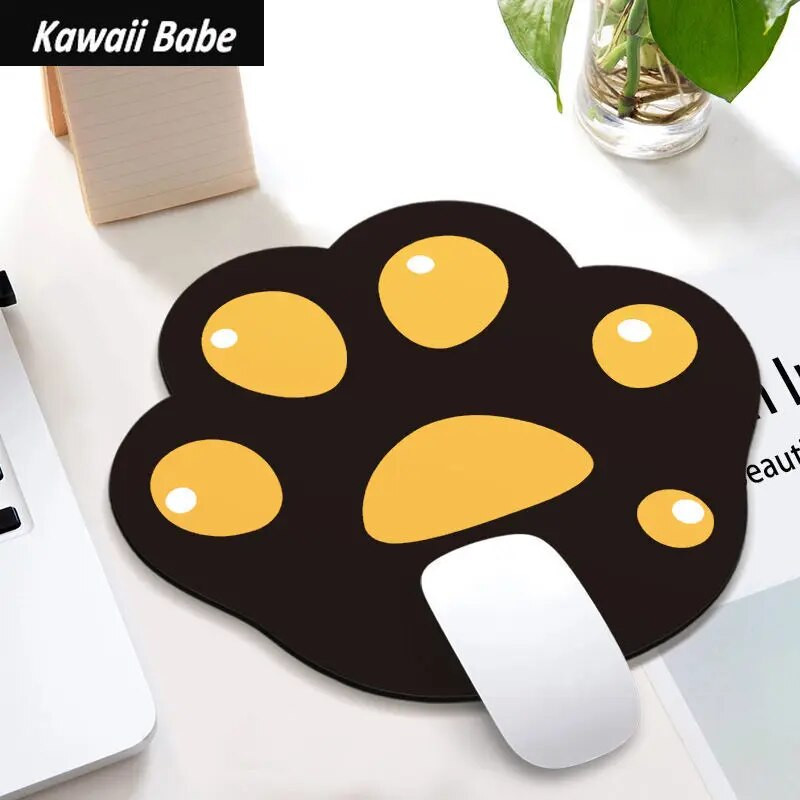 Kawaii rakstāmgalds spēļu paliktnis Cute Mouse Pad Cat Pow rakstāmgalda paklājiņi Biroja aksesuāri Paklājiņš peles un peles spēlētājiem