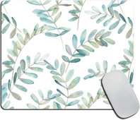 Acuarelă Ramuri de Eucalipt Mouse Pad Anti-alunecare din cauciuc Mousepads Gaming pentru computere Laptop Birou 9,5"x7,9"x0,12" inch