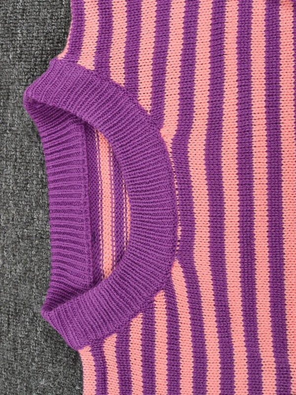 Fitshinling csíkos téli női pulóver pulóver kötöttáru, hosszú ujjú felső női ruházat 2023 divatos női mezek új