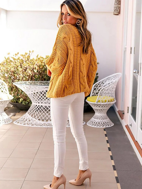 Fitshinling Twist džemperis sievietēm, 2022. gada ziemas ziemas, dzeltens sieviešu džemperi un puloveri, trikotāžas džemperi, sieviešu izpārdošana