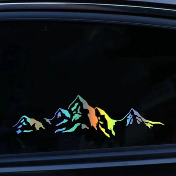 Планински щанцован винилов стикер за автомобилен стикер Водоустойчив автомобилен декор върху бронята на каросерията на задния прозорец на лаптопа Изберете размер #S60631