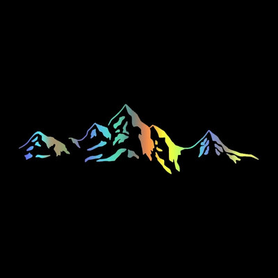 Kalnu griezta vinila uzlīme Automašīnas ūdensizturīgi auto dekori uz automašīnas korpusa bufera aizmugurējā loga klēpjdatora Izvēlieties izmēru # S60631