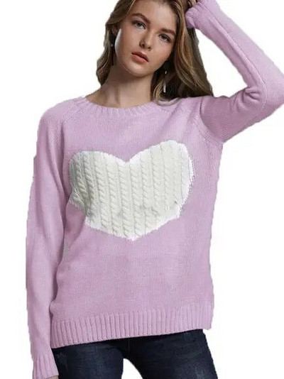 Fitshinling Heart lapiline naiste kampsun vabaaja õhuke pullover naiste riided kudum sügistalv armsad naiste kampsunid