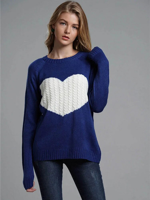 Fitshinling Heart lapiline naiste kampsun vabaaja õhuke pullover naiste riided kudum sügistalv armsad naiste kampsunid