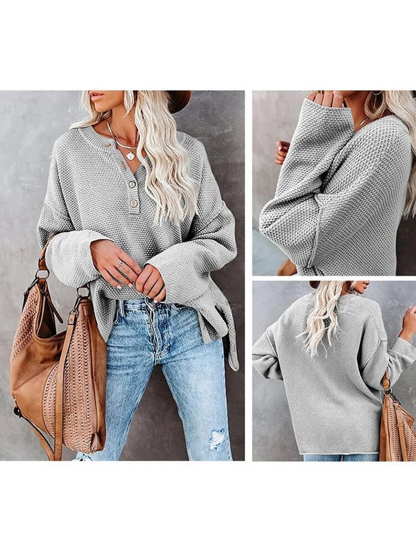 Fitshinling Vintage Fashion Moteriški megztiniai Trikotažo rudens žiemos ilgomis rankovėmis megzti megztiniai megztiniai Tvirtai ploni megztiniai Nauji