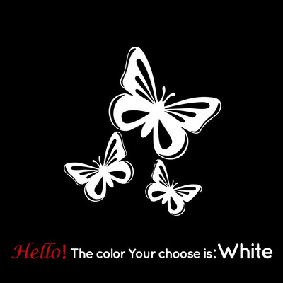 autokleebised Butterfly vinly Kleebis Autode autotarvikutele Stiil Butterfly Kleebised autode kaunistustarvikud Kleebis