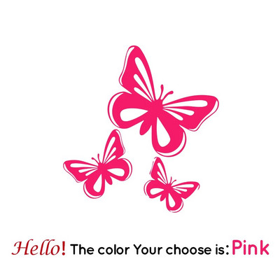 autokleebised Butterfly vinly Kleebis Autode autotarvikutele Stiil Butterfly Kleebised autode kaunistustarvikud Kleebis