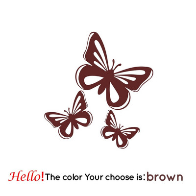 autokleebised Butterfly vinly Kleebis Autode autotarvikutele Stiil Butterfly Kleebised autode kaunistustarvikud Kleebis