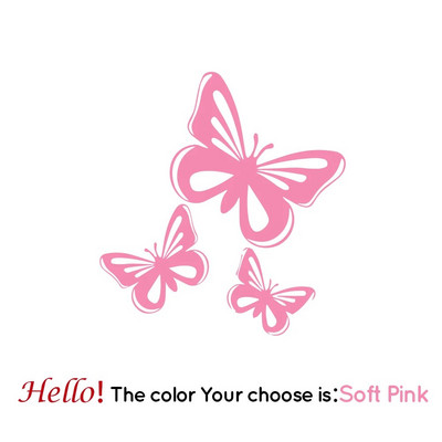 autokleebised Butterfly vinly Kleebis Autode autotarvikutele Stiil Butterfly Kleebised autode kaunistustarvikud Kleebis