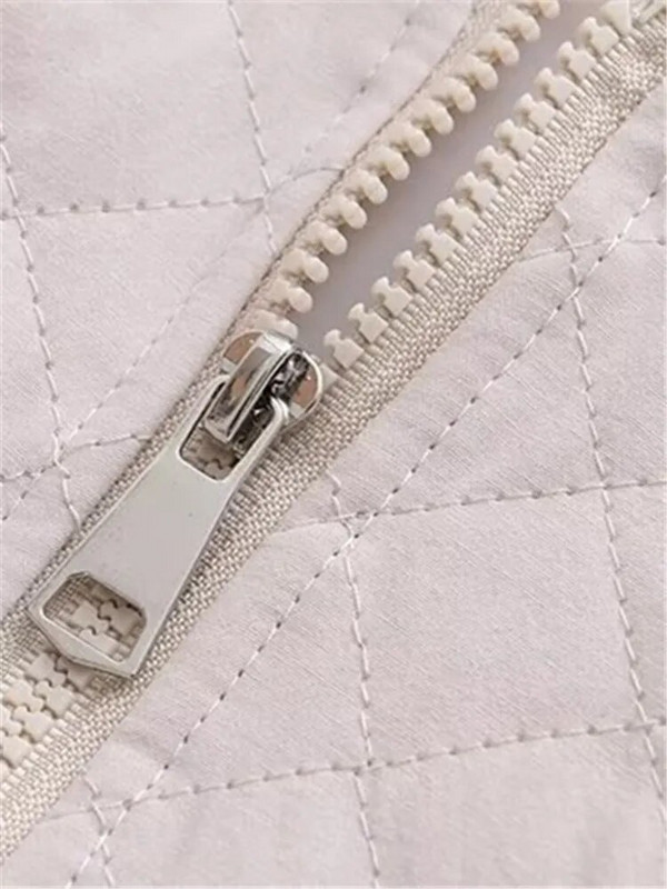 Nagy méretű női kabát tavaszi és őszi hosszú ujjú, menetes, csíkos állógalléros baseball kabát vékony szendvics felsőkkel