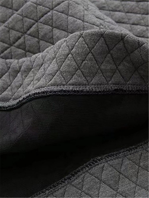 Liela izmēra sieviešu apģērbi Sping mētelis, biezināts vienslāņa un nepiesprausts smalki rūtaini stepētas pogas, jaka ar garām piedurknēm