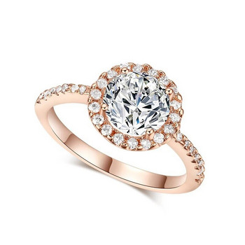 Εκλεκτά μοδάτα ασημένια δαχτυλίδια αρραβώνων για γυναίκες Μόδα λευκό κρύσταλλο ζιργκόν δαχτυλίδι επετειακό νυφικό κοσμήματα γάμου
