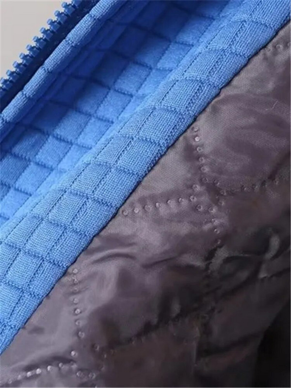 Liela izmēra sieviešu rudens ziemas, garām piedurknēm, vafeļu gaisa slāņa audumi, džemperis un bieza kokvilnas jaka ar kapuci ar kabatas mēteli