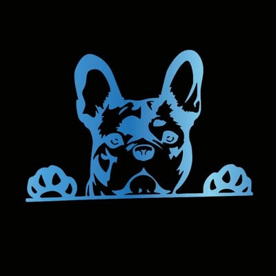 Automašīnas uzlīme Paws up franču buldogs francūzis kauslis suns rotājums vinila auto uzlīme atstarojoša lāzera 3D auto uzlīmes auto stils