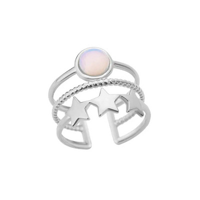 Cirkona krāsainie gredzeni sievietēm, kristāla cirkona kvadrātveida ģeometrijas gredzens ar regulējamu atvērtu pirkstu gredzenu kāzu Boho rotaslietas dāvana 2022