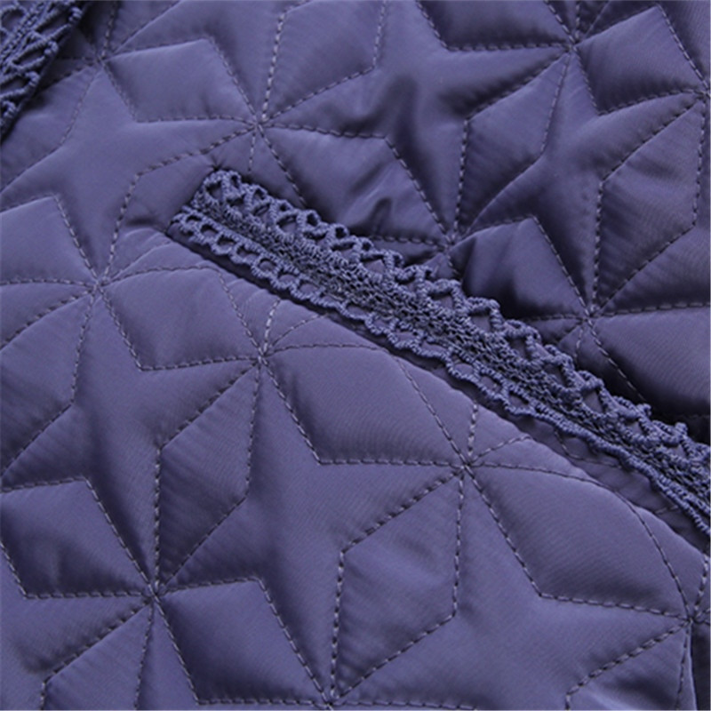 Liels sieviešu ziemas apģērbs Jauns vidēja garuma kokvilnas polsterēts apģērbs Sieviešu apakšveļa ar apakšējo jaku Liela izmēra 220 mārciņas sieviešu
