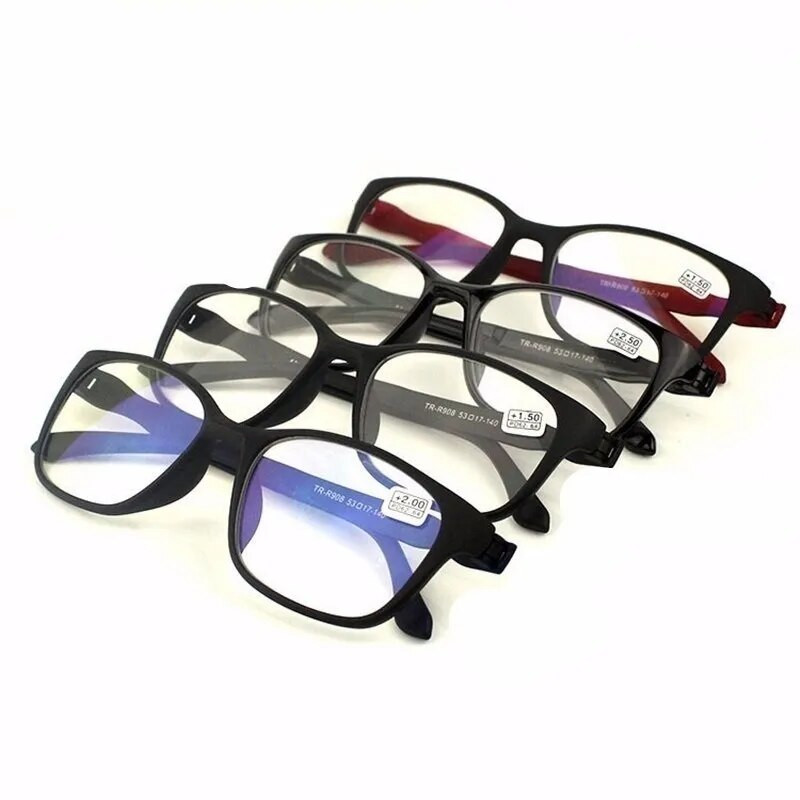 Meeste HD lugemisprillid Presbyopic prillid Silmakaitse Arvutiprillid +1,0 kuni +4,0 Meeste Gafas Blue Light prillid