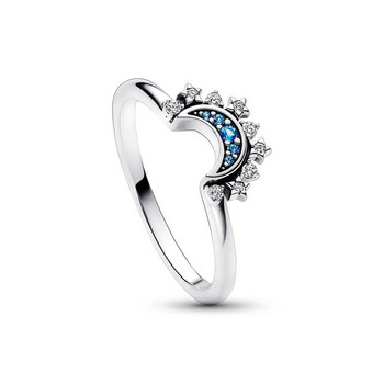 2023 Нова лятна дамска мода Слънце Луна Звезда пръстен Елегантен темперамент Искрящ пръстен пръстен Парти Бижута Аксесоари Подарък
