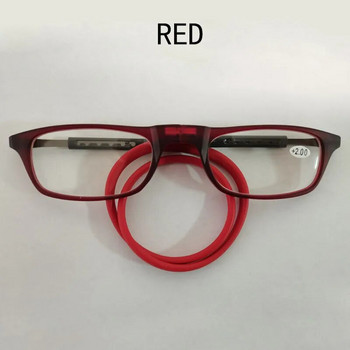 MGHBHS висококачествени TR магнитни абсорбционни висящи очила за четене на врата за мъже и жени преносими магнитни очила за четене