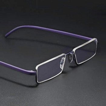 May Flower Metal Anti-Blue Light Ανδρικά Γυαλιά Ανάγνωσης Συνταγογραφούμενα Γυαλιά Οράσεως Ανδρικά TR90 Γυαλιά με θήκη óculos +1,75