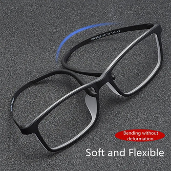 Висококачествени чисти титаниеви мъжки очила против синя светлина, пресбиопия, очила за четене с диоптър+1,0 +1,5 +2,0 +2,5 +3,0 +3,5+4,0