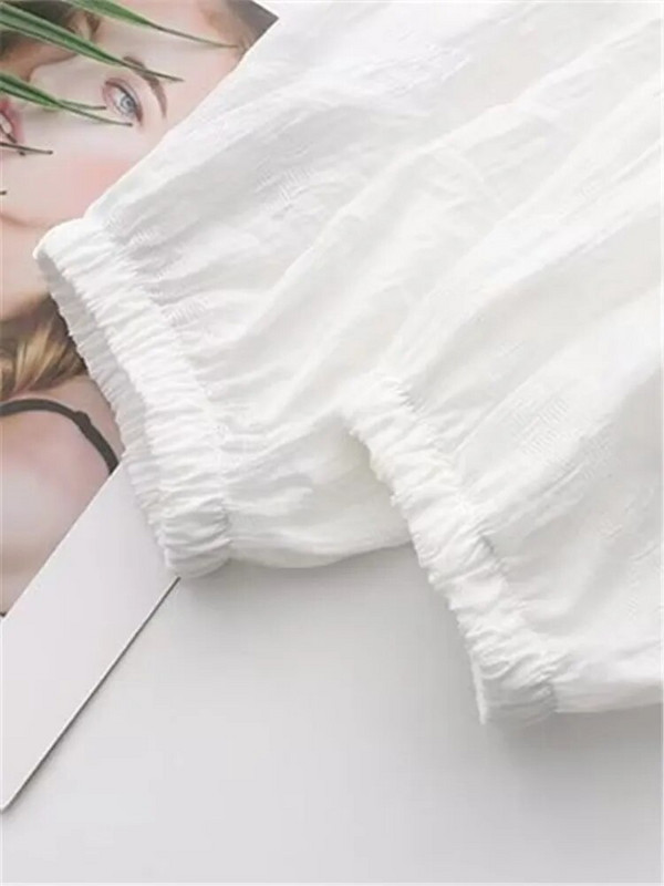 Liela izmēra sieviešu apģērbi Ikdienas vasaras jaka vienkrāsains saules aizsargapģērbs ar dabiski kroku tekstūru vasaras topi