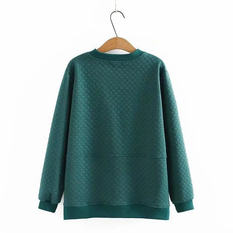 Sieviešu apģērbi Jaka Liela izmēra rudens ziemas virsdrēbes Jauns ikdienas stepēts mētelis sieviešu beisbola formas tērps