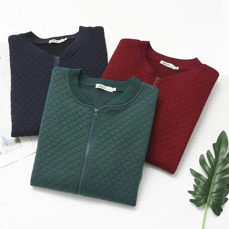 Sieviešu apģērbi Jaka Liela izmēra rudens ziemas virsdrēbes Jauns ikdienas stepēts mētelis sieviešu beisbola formas tērps