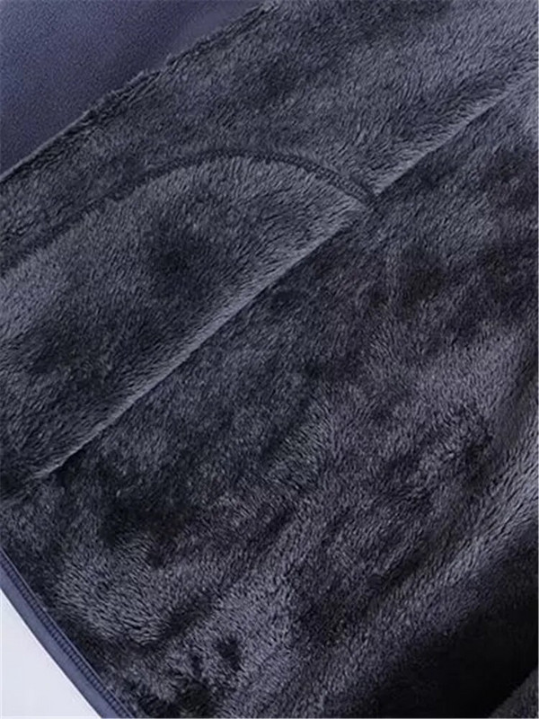 Πλούσιο γυναικείο χειμερινό πανωφόρι μακρυμάνικο με κουκούλα με επένδυση και παχύρρευστο μονόχρωμο φερμουάρ Casual ζεστό βελούδινο μπουφάν 4XL