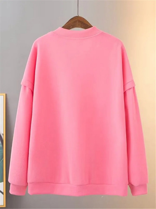 Liela izmēra sieviešu apģērbu statīva apkakle pavasara un rudens mētelis ar garām piedurknēm ikdienas jaka ar rāvējslēdzējiem un kabatām krūtīgai dāmai