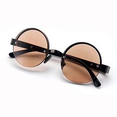 Ανδρικά γυαλιά ανάγνωσης φακών HD μόδας με στρογγυλό κρύσταλλο σκελετό Γυαλιά πρεσβυωπίας Γυαλιά οράσεως Retro κατά της κούρασης Συνταγογραφούμενα γυαλιά