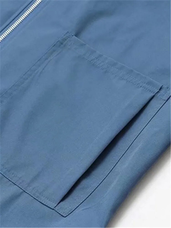 Liela izmēra sieviešu apģērbi pavasara un rudens vidēja garuma ikdienišķa jaka ar kapuci, rāvējslēdzēja stils vienkrāsains plāns ikdienas trenčs