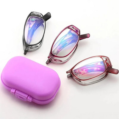2022 New Fashion Folding Reading Glasses Men Women Anti Blue Ray Anti-fatigue Full frame Portable Eyeglasses With Original Box