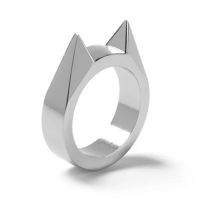 ÚJ kültéri túlélési önvédelmi gyűrű hordozható férfi női ujjfegyveres vészhelyzeti törött üveg punk túrázás kempingvédő