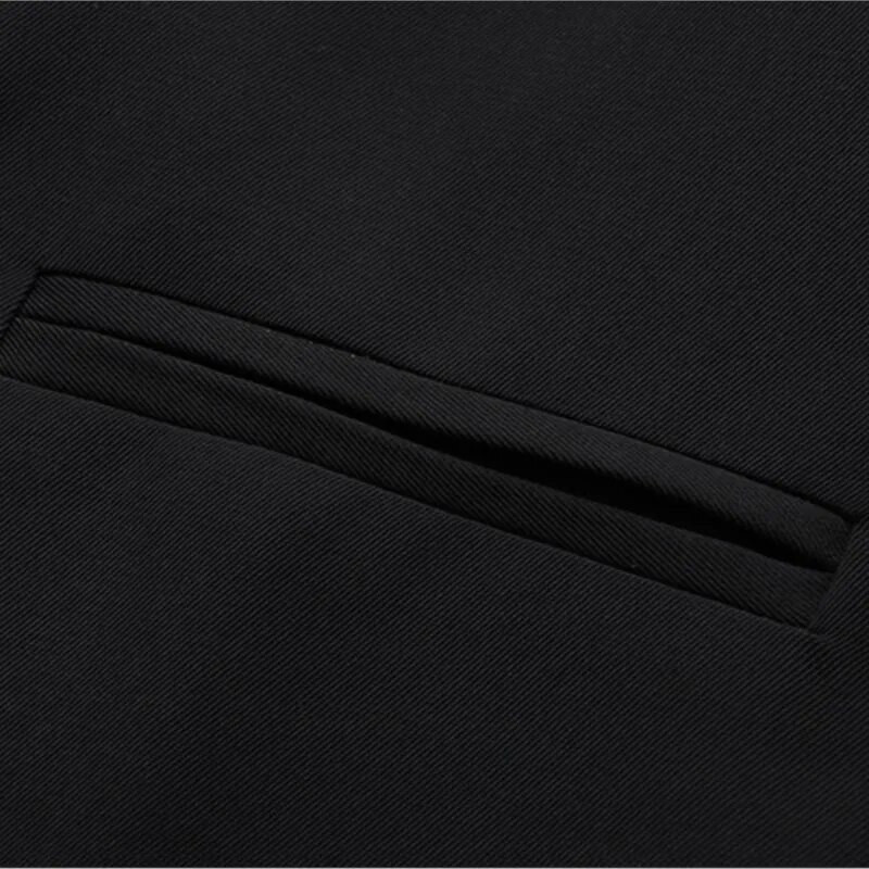 4xl Nagyméretű blézer Női Ruházat BLAZA szabott galléros hosszú öltöny dzseki Alkalmi divat fekete duplasoros felsőruházat őszi