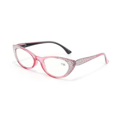 BEGREAT Diamond Cat Eye Reading Γυαλιά Γυναικεία Vintage Σκελετός Πολύχρωμη Σχεδιαστής Μόδα Presbyopic Γυαλιά Diopte+175 +225 +275