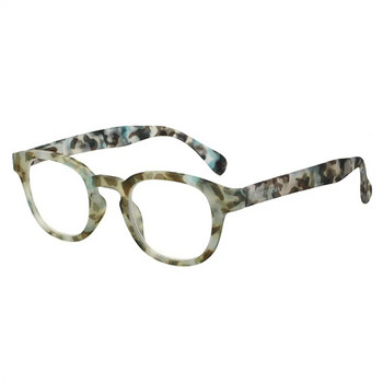 Turzing Кръгли очила за четене Дамски очила за четене Очила за четене с пролетни панти за жени Очила с шаблонен печат