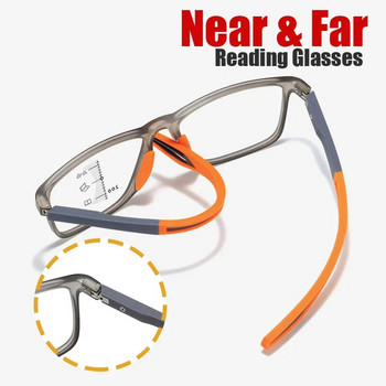 Πολυεστιακά γυαλιά ανάγνωσης TR90 Anti-Blue Light Ανδρικά Γυναικεία Προοδευτικά Near Far Eyewear Ultralight Sports Farsight γυαλιά